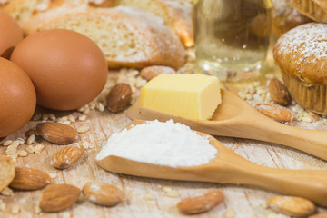 Bakery ingredients.