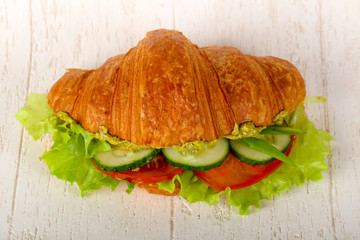 Vegan croissant