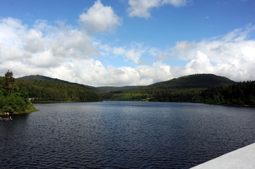 die Schwarzenbachtalsperre im Schwarzwald