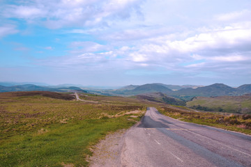 Paysage route Ecosse