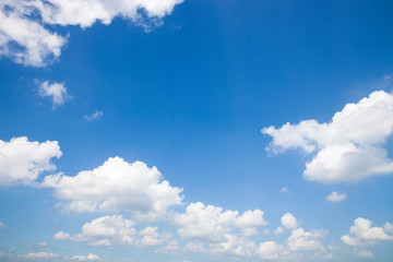 Blue sky and clouds