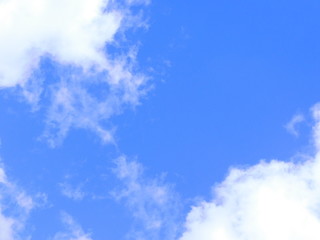 blue sky with clouds