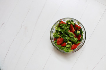 Healthy Eating - Salad for proper diet