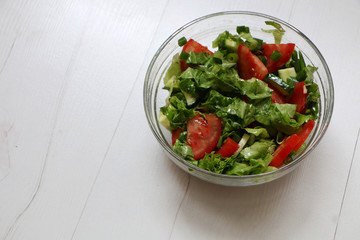 Healthy Eating - Salad for proper diet