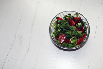 Healthy Eating - Salad for proper diet