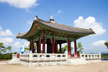 Fototapeta premium Imjingak Pyeonghoa-Nuri Park in Paju, Korea.