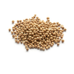 cilantro dried isolated pile