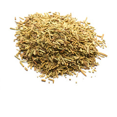 rosemary dried isolated pile
