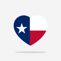 Texas Flag icon sign template color editable. Texas national symbol vector illustration for graphic and web design.