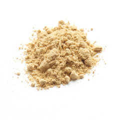 ground ginger isolated