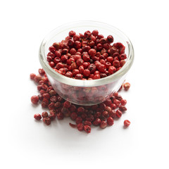 Red pepper isolated small pile