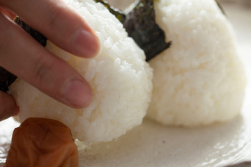 家庭のおにぎり