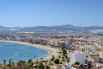 Fototapeta premium Plage d'Aguilas. Espagne.