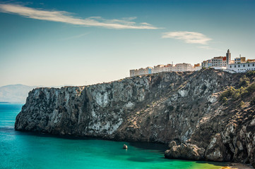 Moroccan coastal city by Mediterranean Sea Al Hoceima