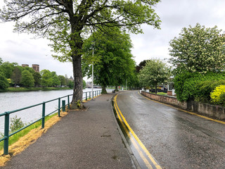 Narrow Street in Inverness, Scotland