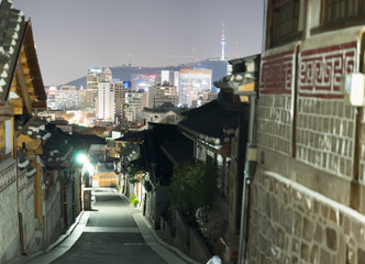 Fototapeta premium korean neighborhood