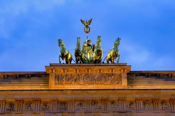 Obraz premium Brandenburg Gate in Berlin, Germany