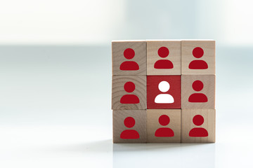 Human resource management concept