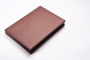 chocolate box isolated on white background