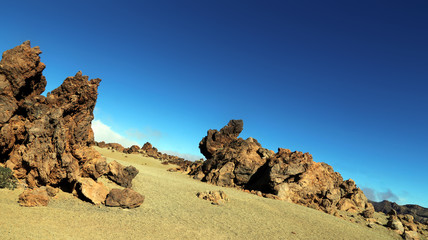 Fototapeta na wymiar Desierto con apsoecto a Marte