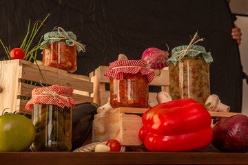 Pickled and vegetables