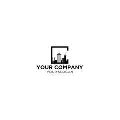 black city logo design vector