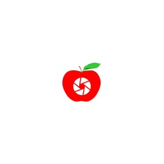 Applee camera logo template icon. Camera logo designs