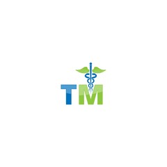 TM company letter logo design icon template