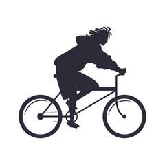 Obraz premium people riding bicycle activity image