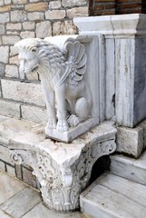 lion from marble