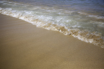 Fototapeta na wymiar Waves on the beach