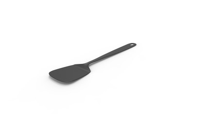 3d rendering of a spatula isolated in white studio background