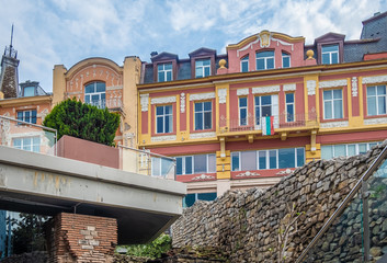 The charming and lively historical old town of Plovdiv, Bulgaria