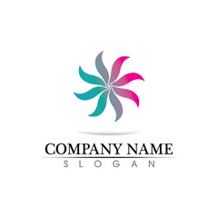 Fototapeta na wymiar Business Finance professional logo template vector icon