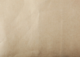 Close-Up Of Old Brown Paper Texture