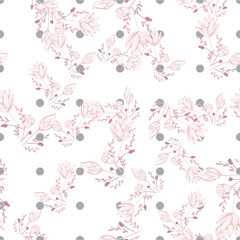 Fototapeta na wymiar Japanese template with japanese flowers lotus for decorative design. Fabric pattern. Beautiful vector background.