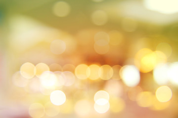 Yellow defocused bokeh background.
