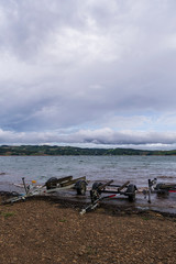 porta lanchas en el lago calima