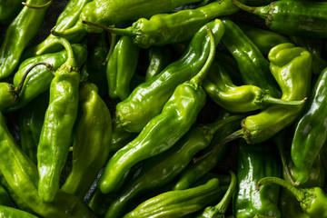 Raw Green Organic Shishito Peppers