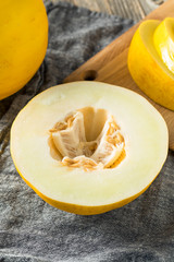 Raw Yellow Organic Canary Melon