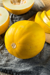 Raw Yellow Organic Canary Melon