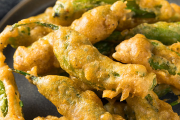 Homemade Deep Fried Shishito Peppers
