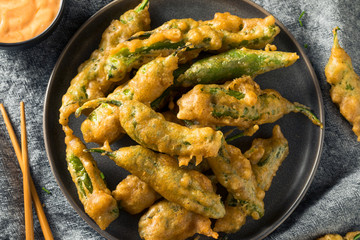 Homemade Deep Fried Shishito Peppers