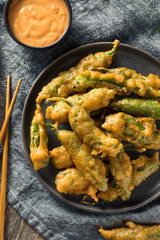 Homemade Deep Fried Shishito Peppers
