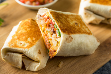 Homemade Chorizo Breakfast Burritos