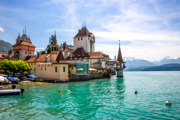 Schloss Oberhofen am Thuner See, Schweiz 