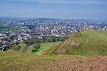 Edinburgh with the Holyrood Park