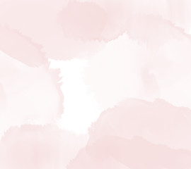 Abstract drawing with purple colors on white paper