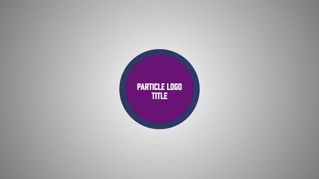 Particle Logo Title