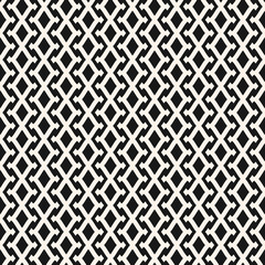 Vector tribal geometric seamless pattern with rhombuses, mesh, grid, lattice